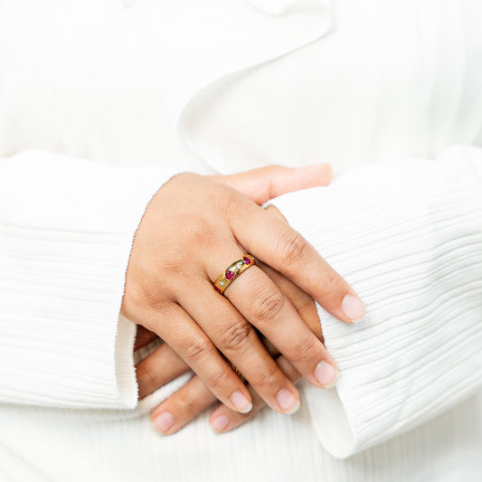 I Am Loved Among Stars Band Ring - HARMA