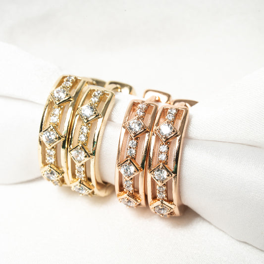 Solstice Spark Hoop Earrings