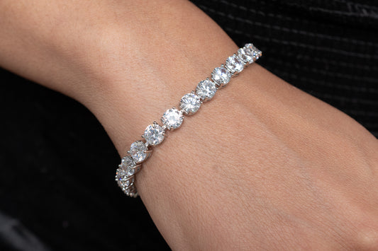 Mystical Silver Tennis Bracelet