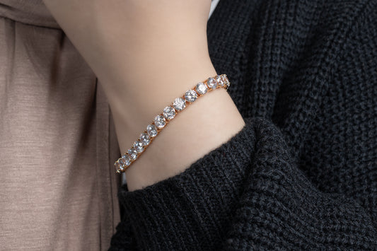 Harma Jewelry Mystical Gold Tennis Bracelet