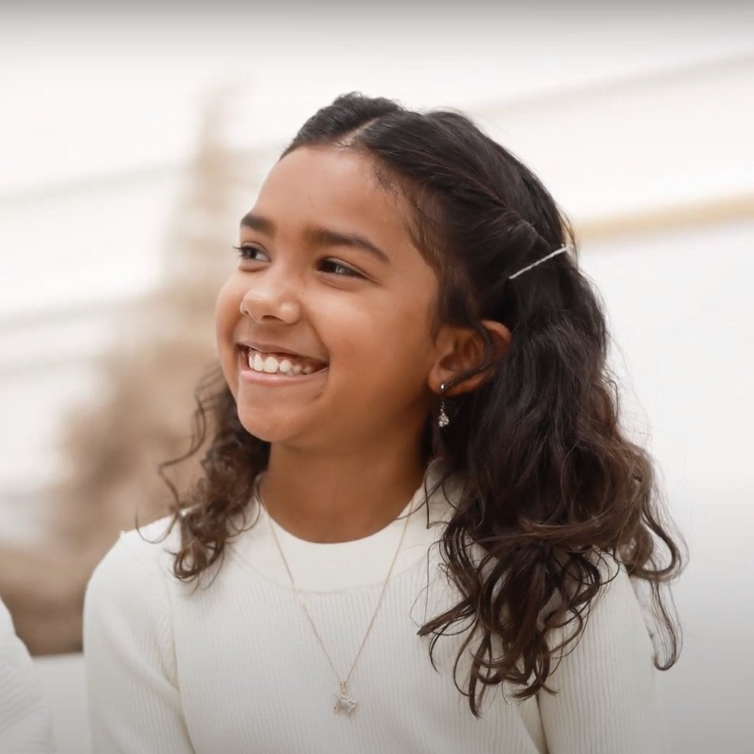 cute girl unicorn necklace earrings