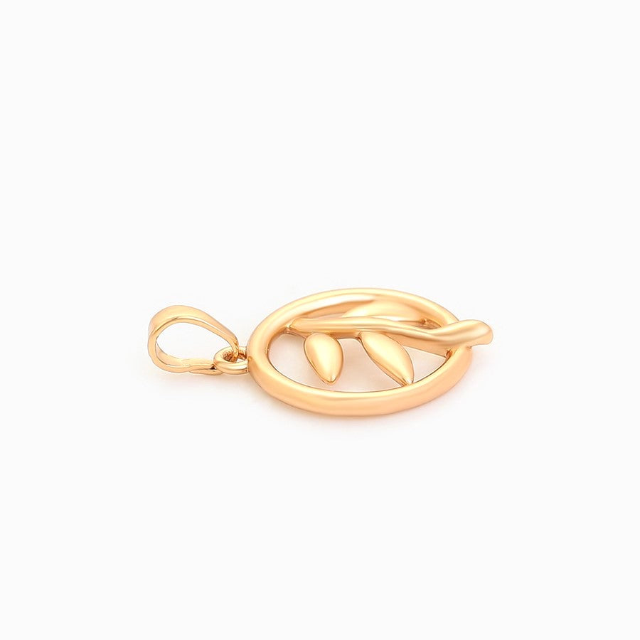 Harma Girls jewelry Olive Branch gold plated hypoallergenic waterproof Necklace