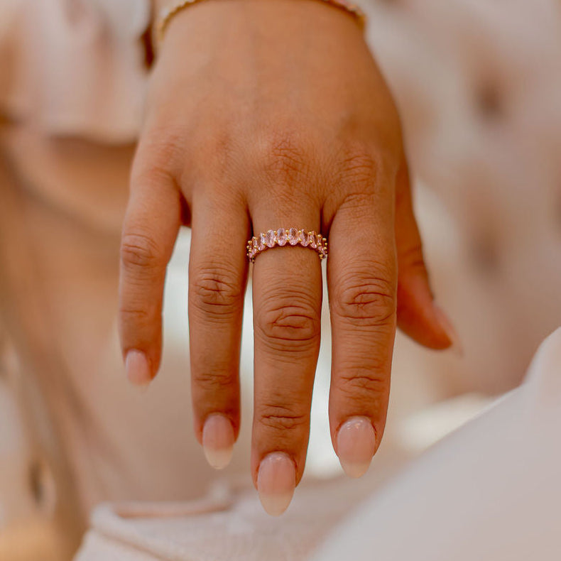 I Am Radiantly PINK Again Eternal Ring - HARMA