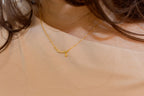 I Am Guided Sparkle Sterling Silver Zirconia Necklace - HARMA