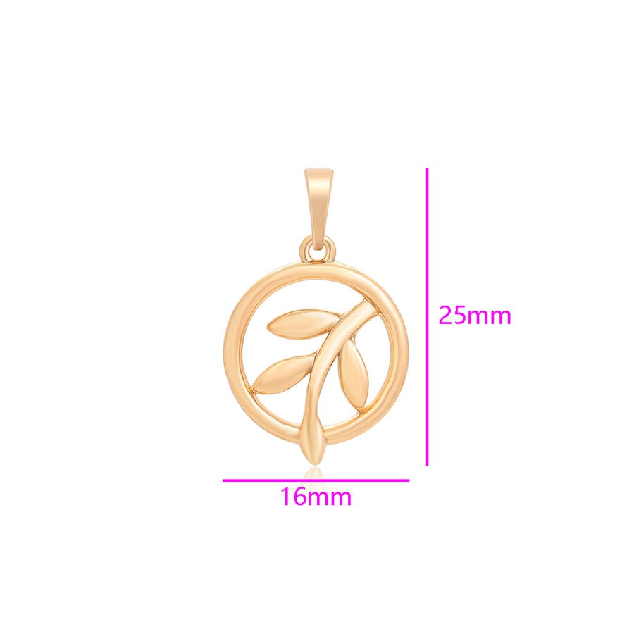 Harma Girls jewelry Olive Branch gold plated hypoallergenic waterproof Necklace