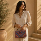 Palestinian Tatreez Crossbody Bag – Handmade Embroidered Shoulder Purse