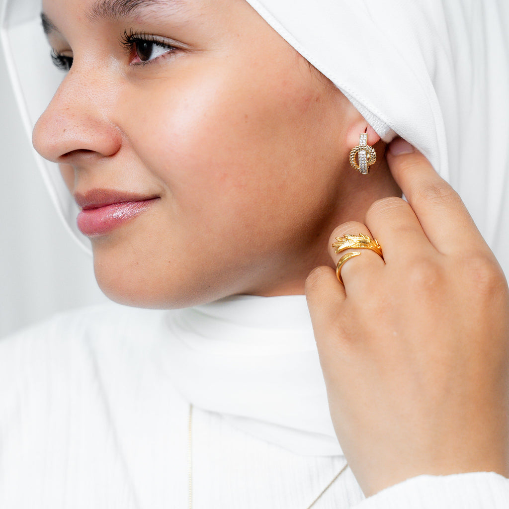 Feathered Hope Gold Ring - HARMA