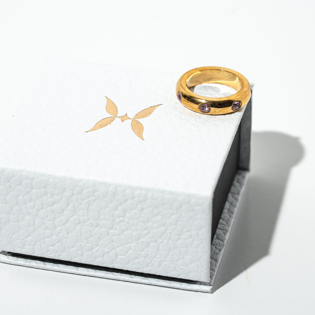 I Am Healing in Phases Gold Band Ring - HARMA