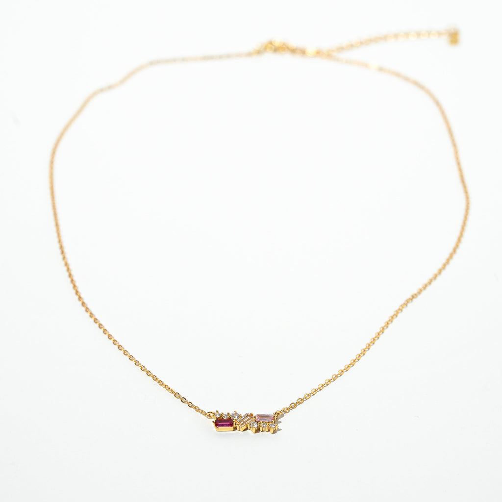 Whispers of PINK Sterling Silver Necklace - HARMA