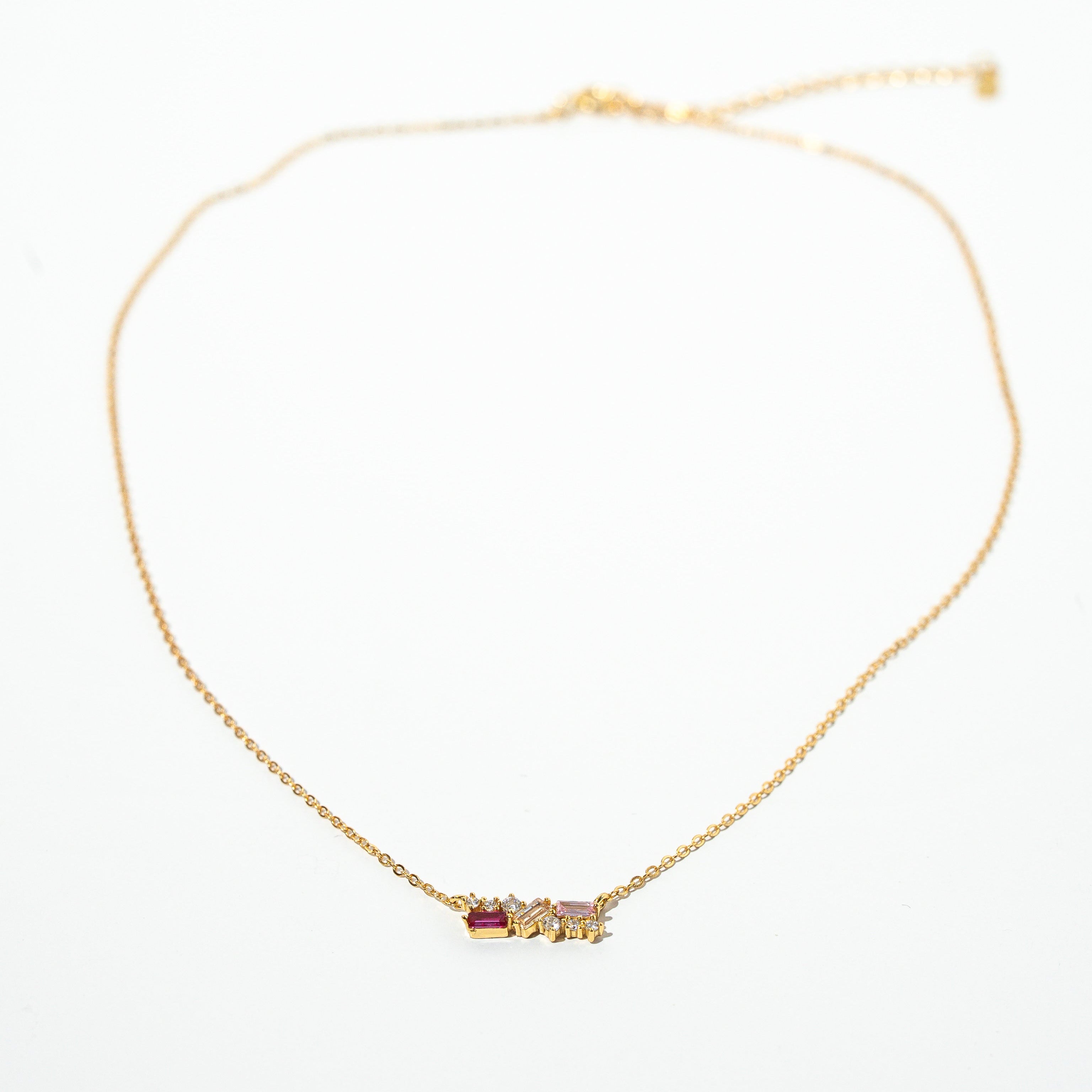Whispers of PINK Sterling Silver Necklace - HARMA