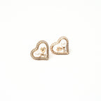 Sweetheart Pearl Bloom Stud Earrings