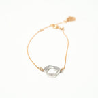 Harma Jewelry I Am in Harmony Two-Tone Bracelet - everyday minimalist 18K gold plated bracelet for women