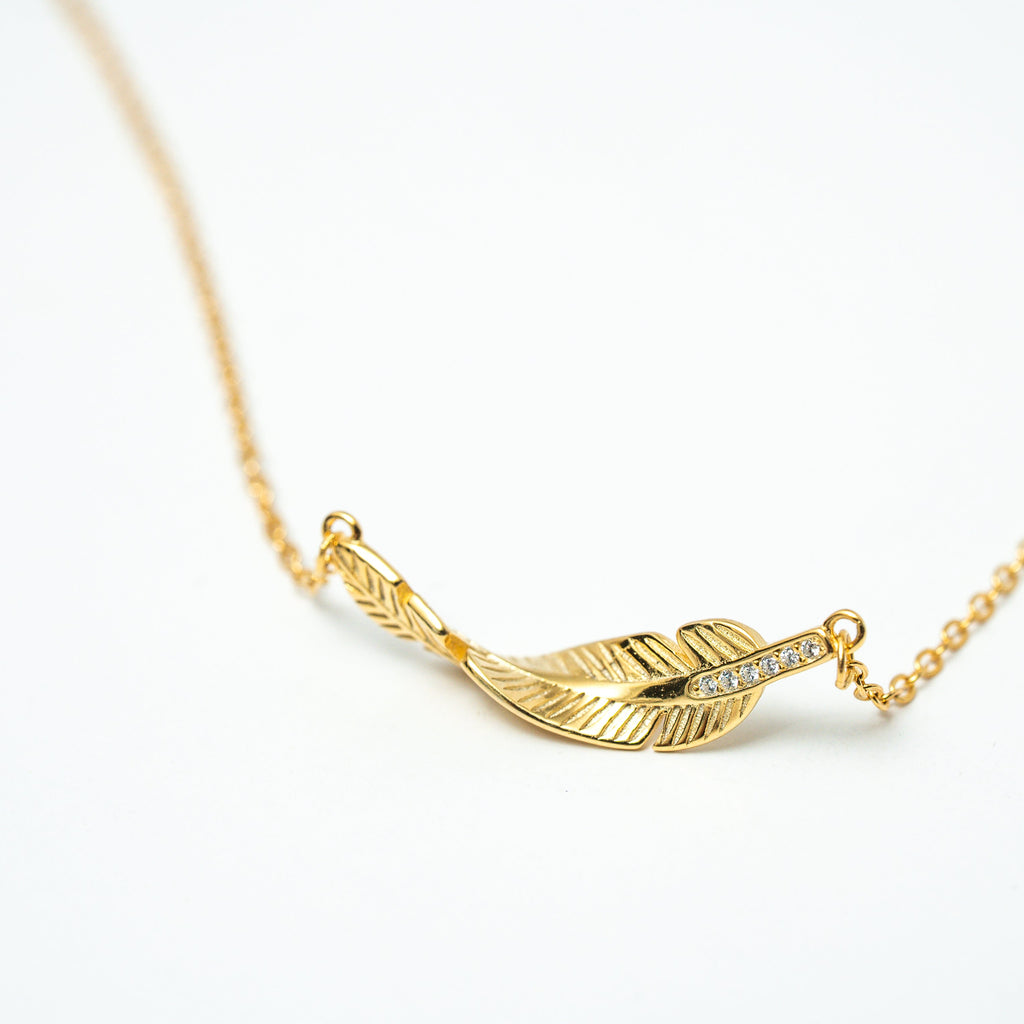 I Am Light as a Feather Sterling Silver Necklace - HARMA