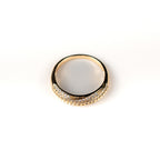 Harma Jewelry 18k gold plated dawn collection Beyond the Horizon Zirconia Ring