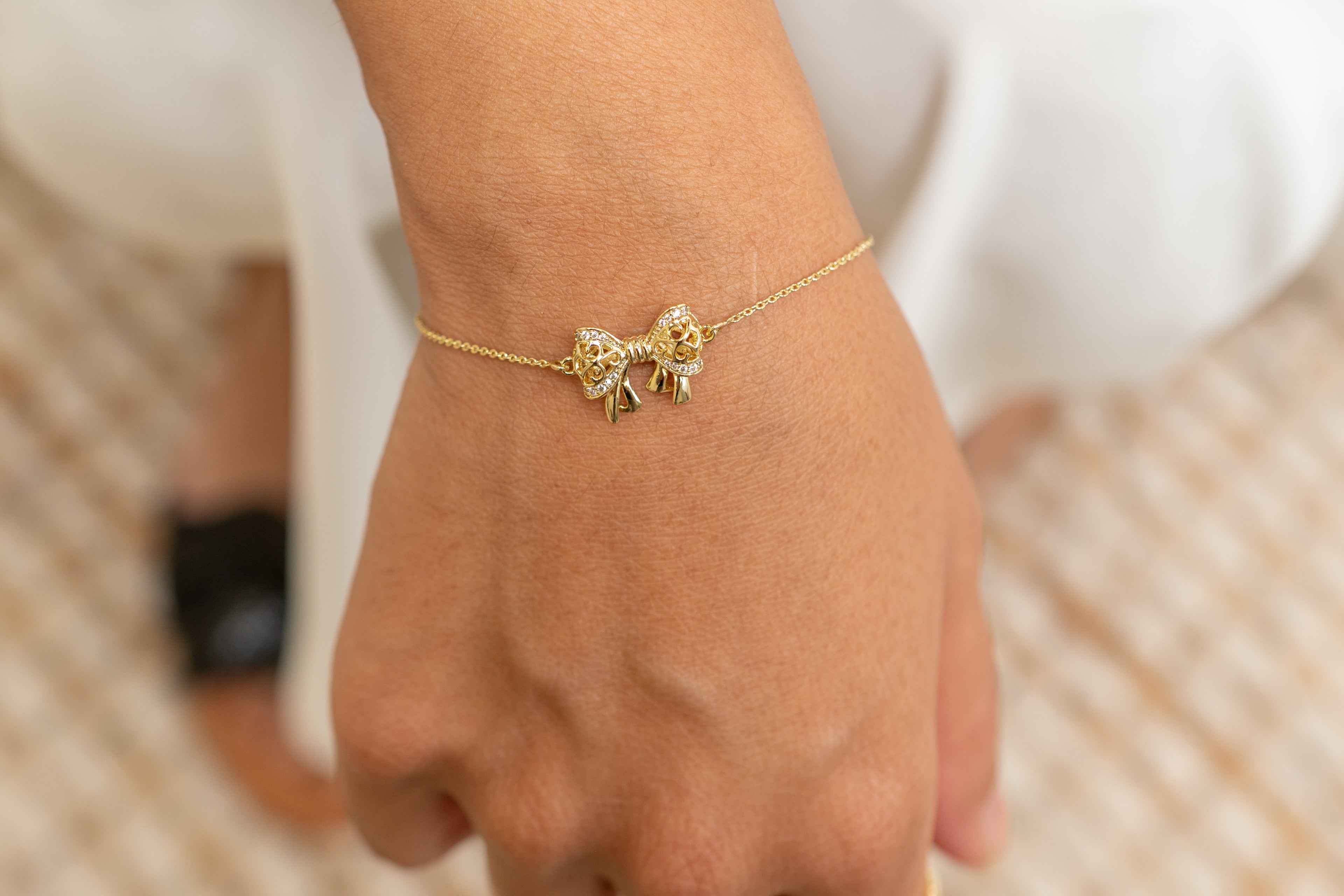 Charming Bow Chain Bracelet - HARMA