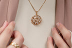 Harma Jewelry The Almighty Allah Necklace - faith-inspired 18K gold plated necklace for women