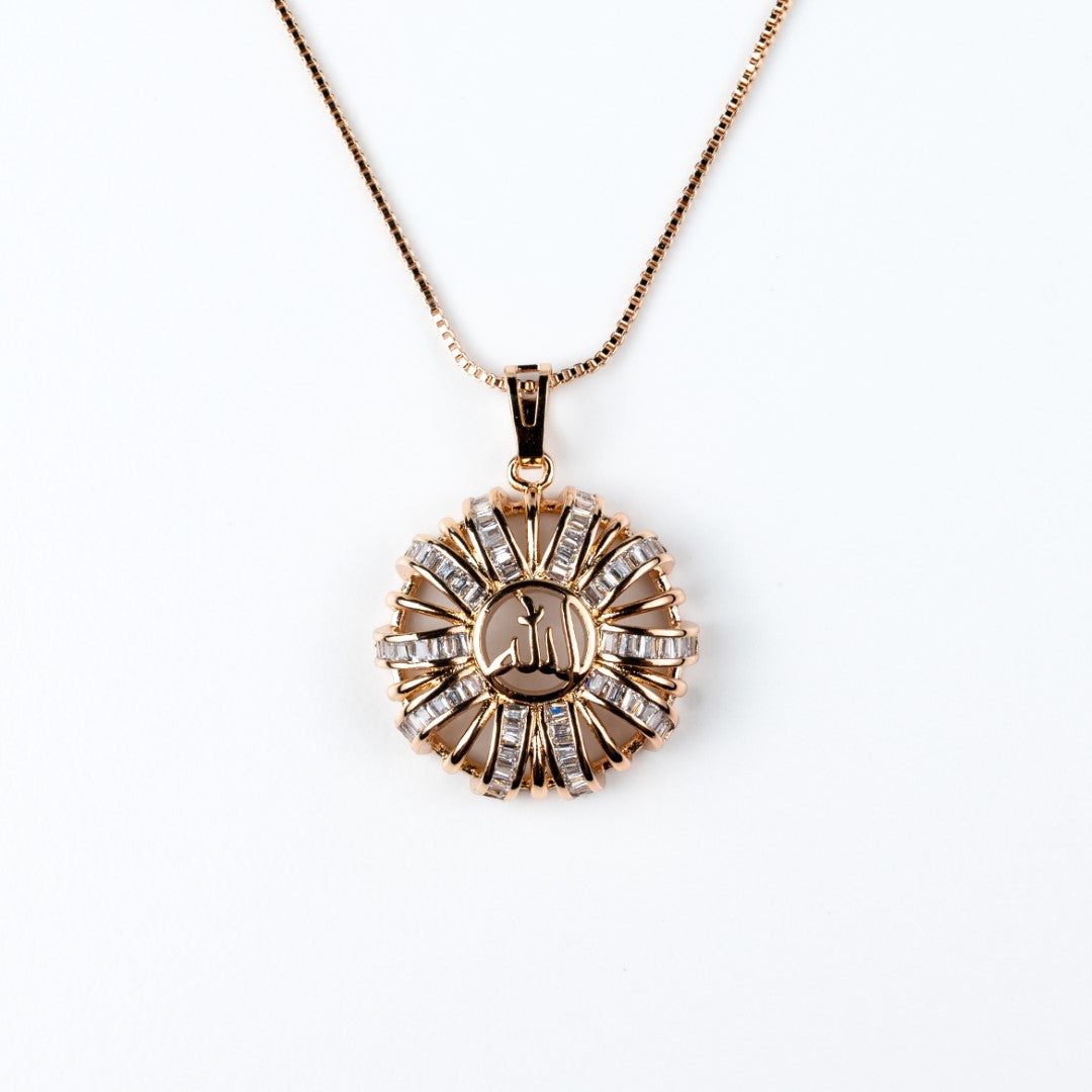 harma jewelry 18K Gold Plated The Almighty Allah Necklace