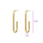 Harma jewelry Essential Paper Clip Stud Earrings