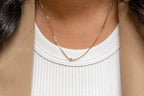 Harma Essentials 18k gold plated Satellite Bead Box Chain Necklace