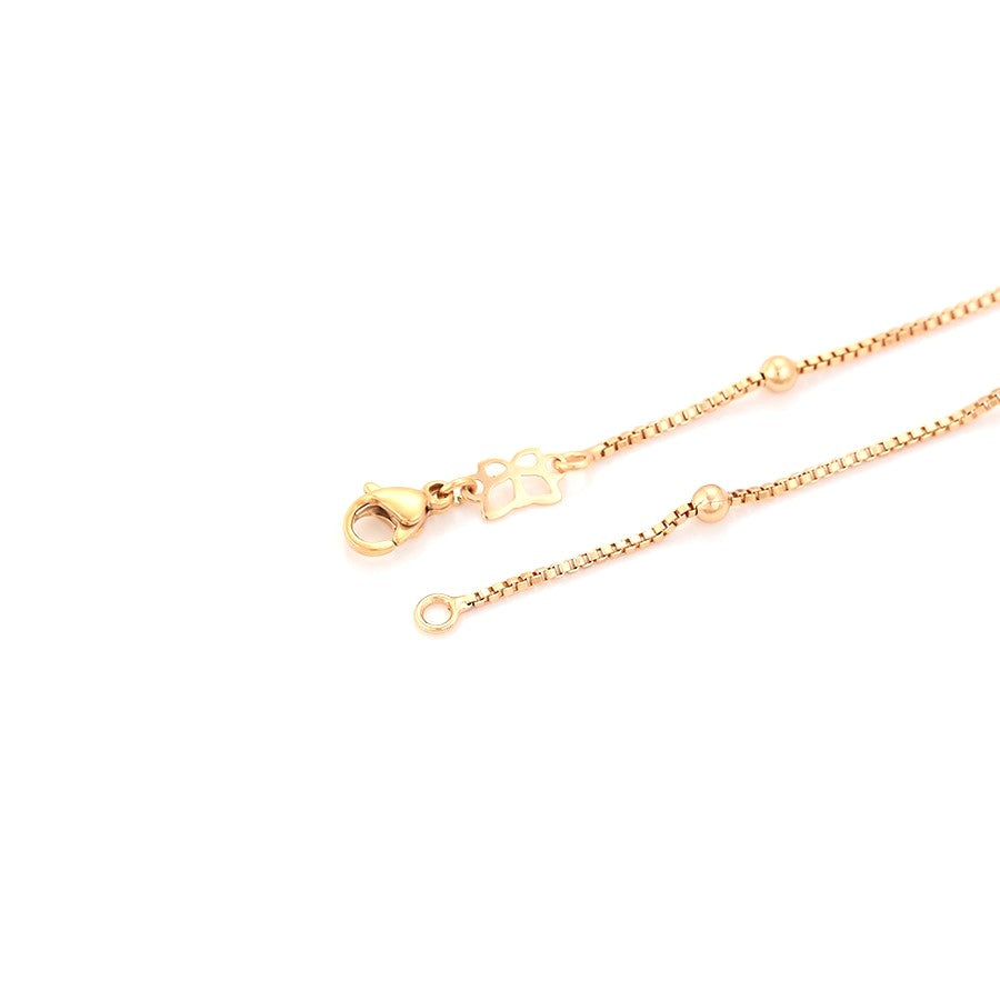Harma Essentials Satellite Bead Box Chain Necklace - HARMA