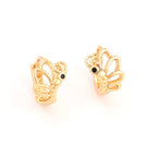Harma Jewelry Harma Girls Flying Butterfly Hoop Earrings - everyday minimalist 18K gold plated earrings for women