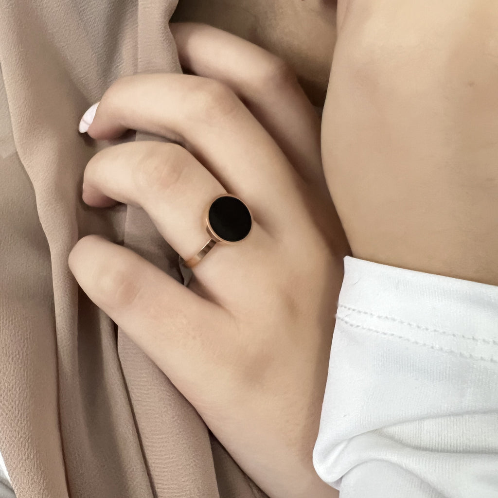Harma Jewelry vogue collection Rebellious Black Halo Ring