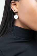 Harma Jewelry 14k Gold plated Binate Chic Stud Earrings