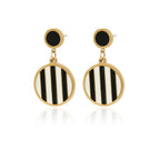 Harma Jewelry 14k Gold plated Binate Chic Stud Earrings