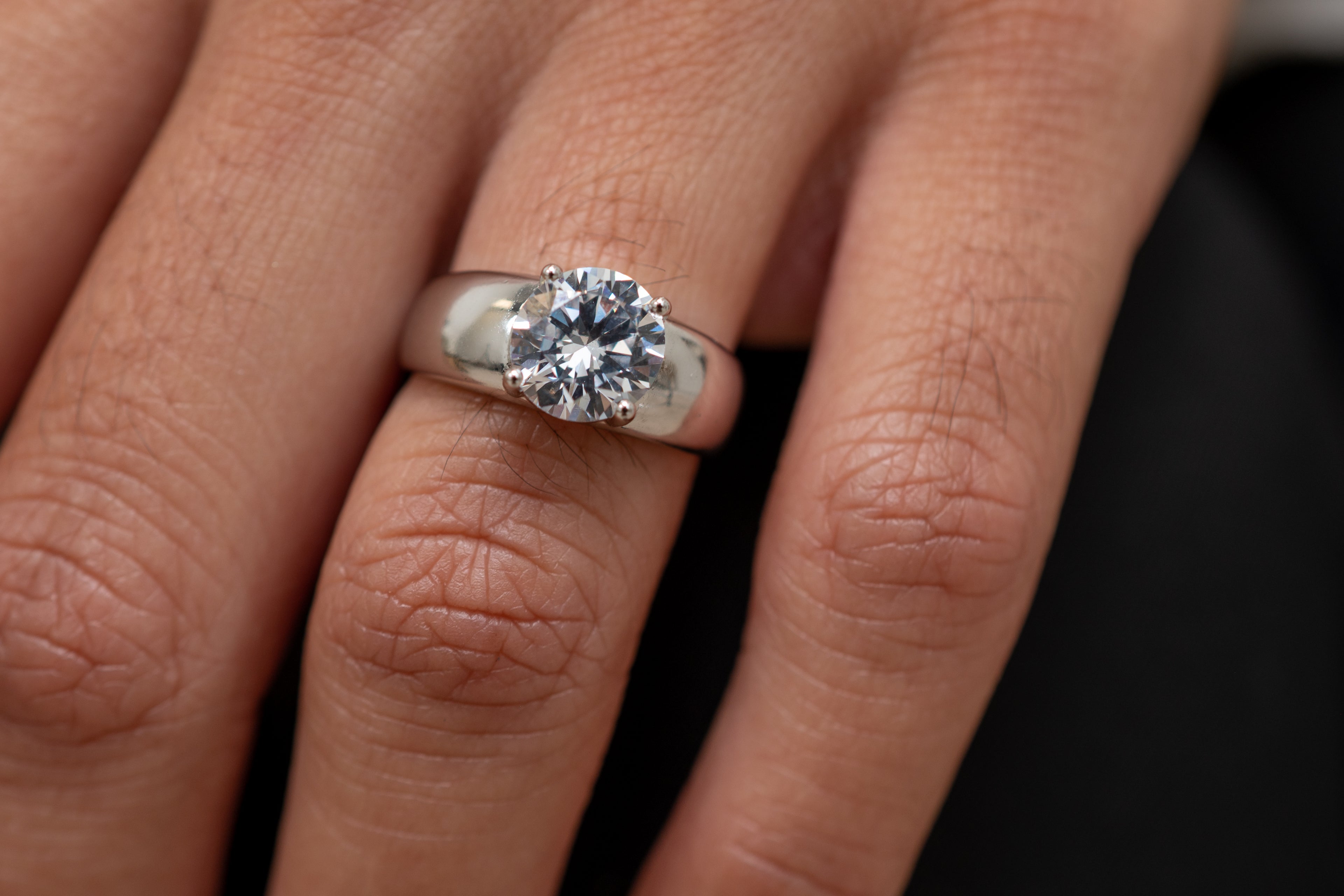 Harma Essential Brilliant Cut Zirconia Statement Ring