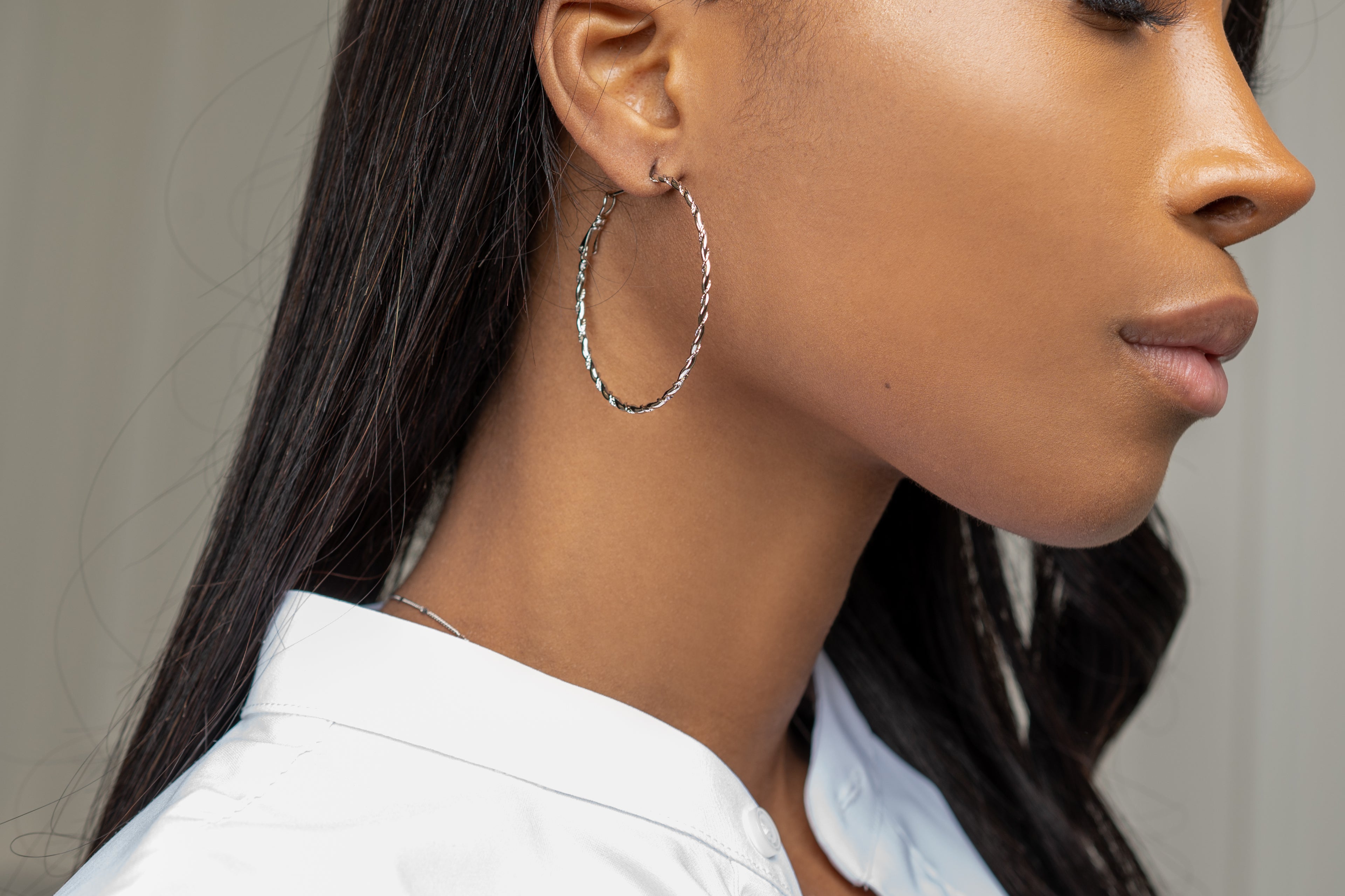 Harma Jewelry Essential Twist Garland Hoop Earrings