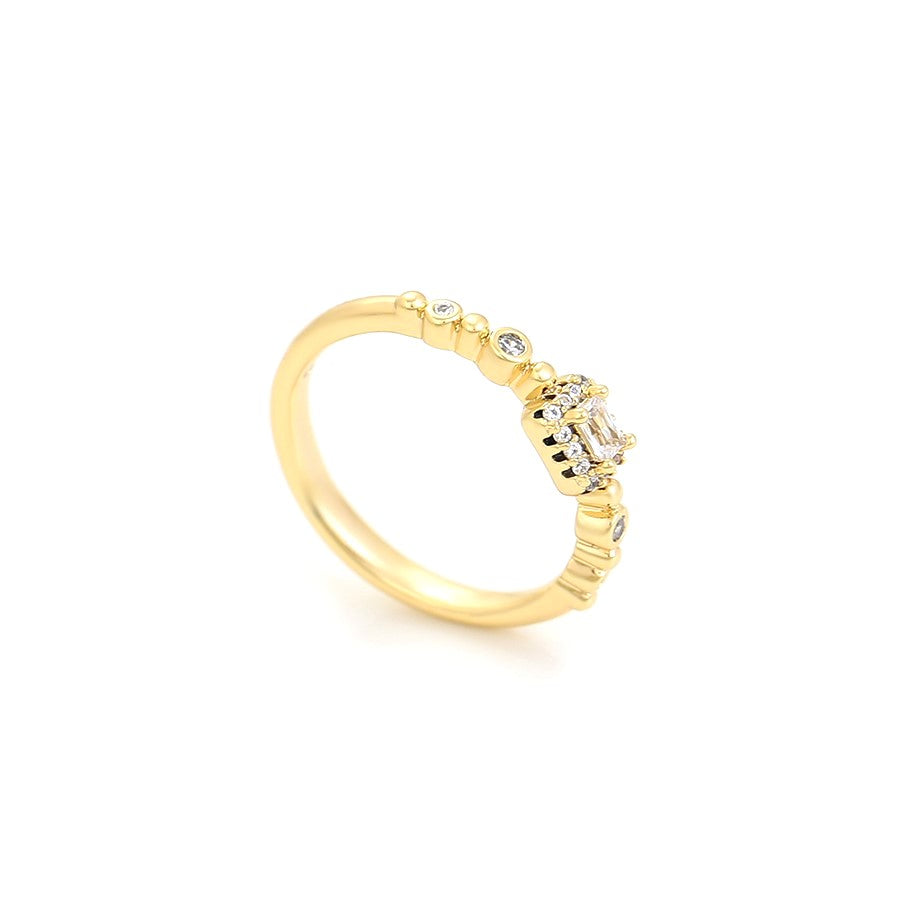 Sideways Baguette Dawn Zirconia Ring - HARMA