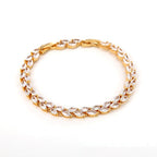 Harma Jewelry Magnolia Tennis Bracelet - faith-inspired 18K gold plated bracelet for women