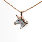 Harma Girls Magical Unicorn Zirconia Necklace