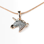 Harma Girls Magical Unicorn Zirconia Necklace