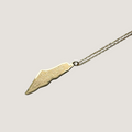 Harma jewelry gold plated Life Worth Living Palestine Map Necklace