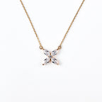 Harma Jewelry Harma New Beginning Marquise Zirconia Necklace - faith-inspired 18K gold plated necklace for women