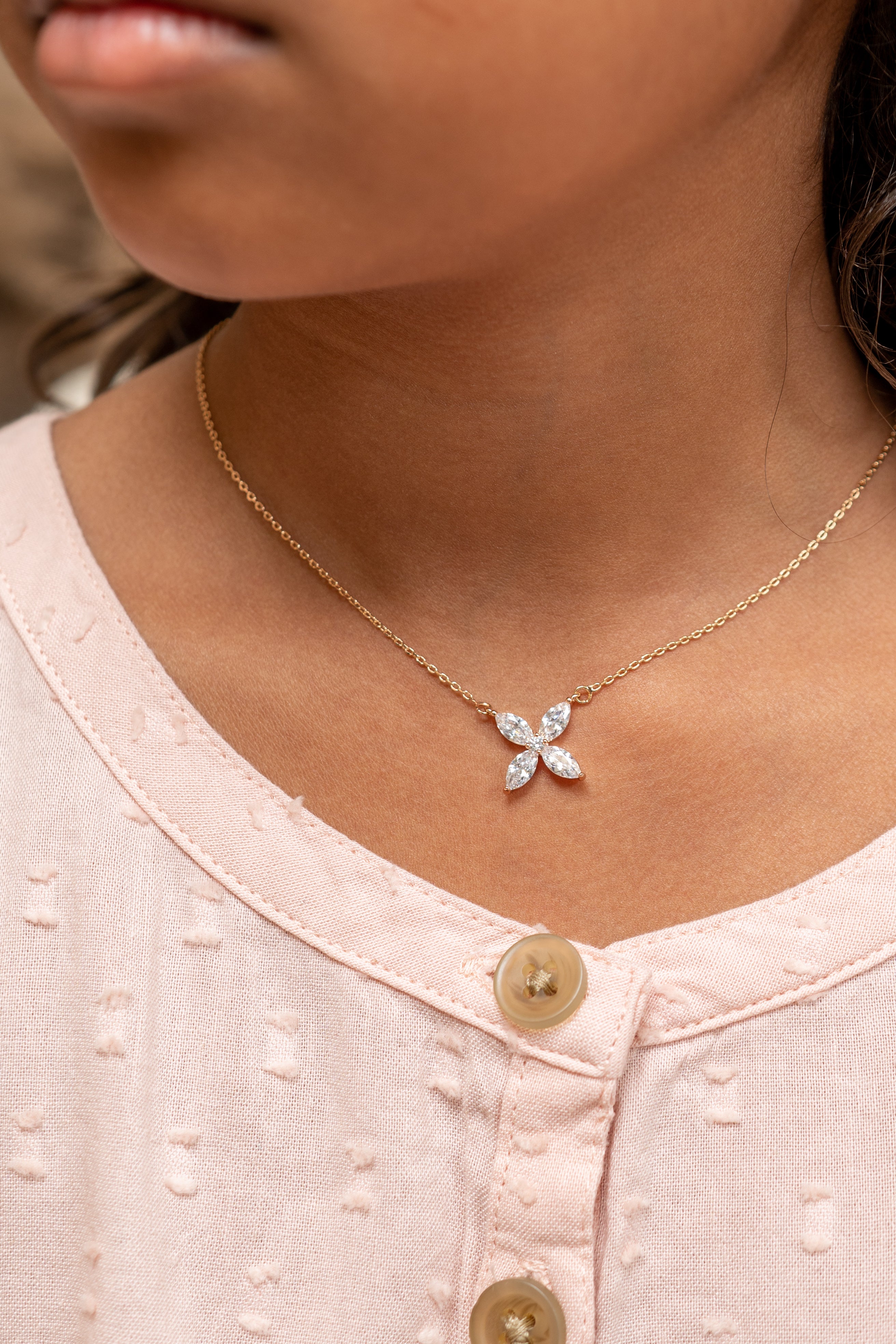 Harma New Beginning Marquise Zirconia Necklace - HARMA