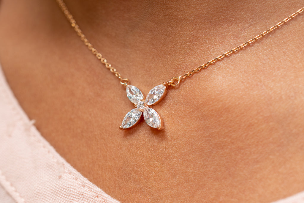 Harma New Beginning Marquise Zirconia Necklace - HARMA