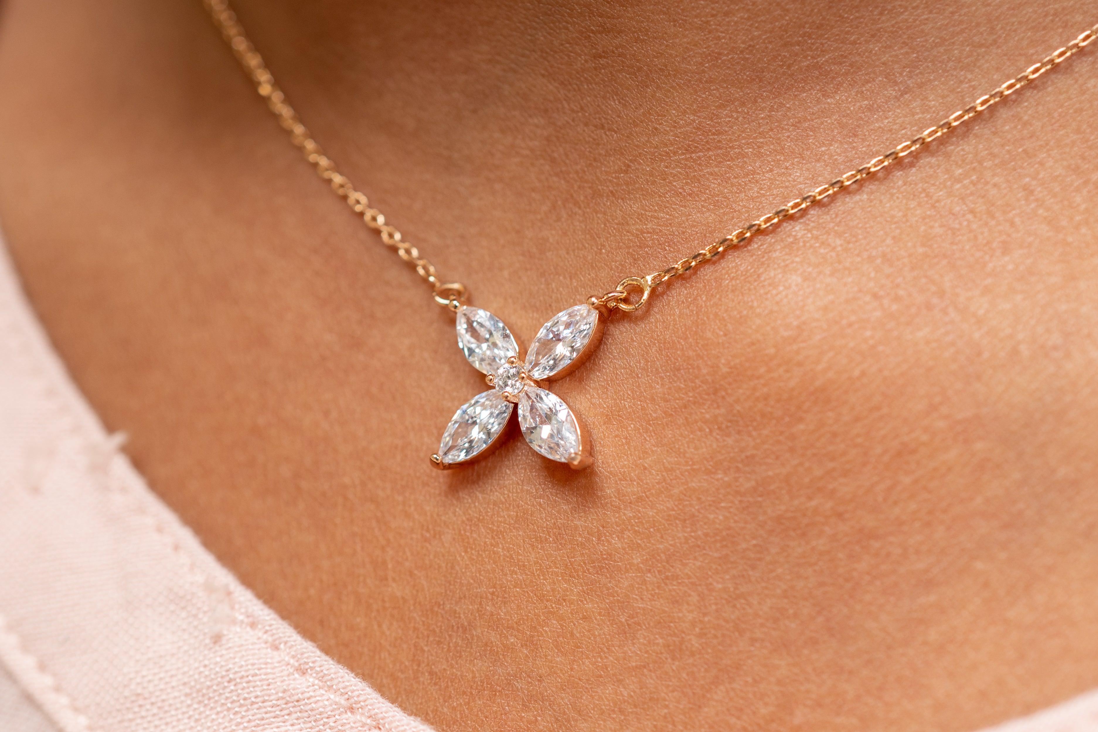 Harma New Beginning Marquise Zirconia Necklace - HARMA