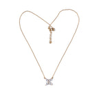 Harma jewelry dawn collection 18k gold plated New Beginning Marquise Zirconia Necklace