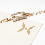 Harma Jewelry Lustre Bond Link Bracelet - summer golden glow 18K gold plated bracelet for women