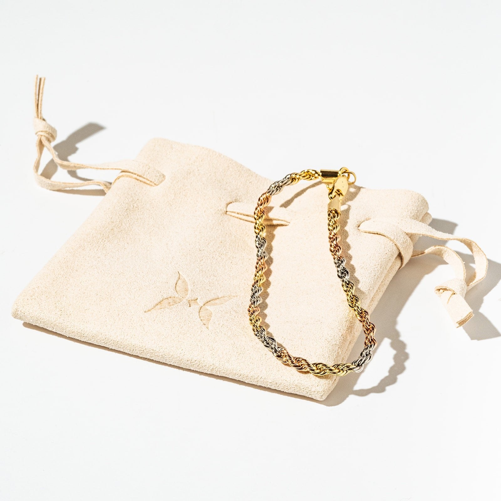 Harma Essential Tri-tone Rope Chain Bracelet