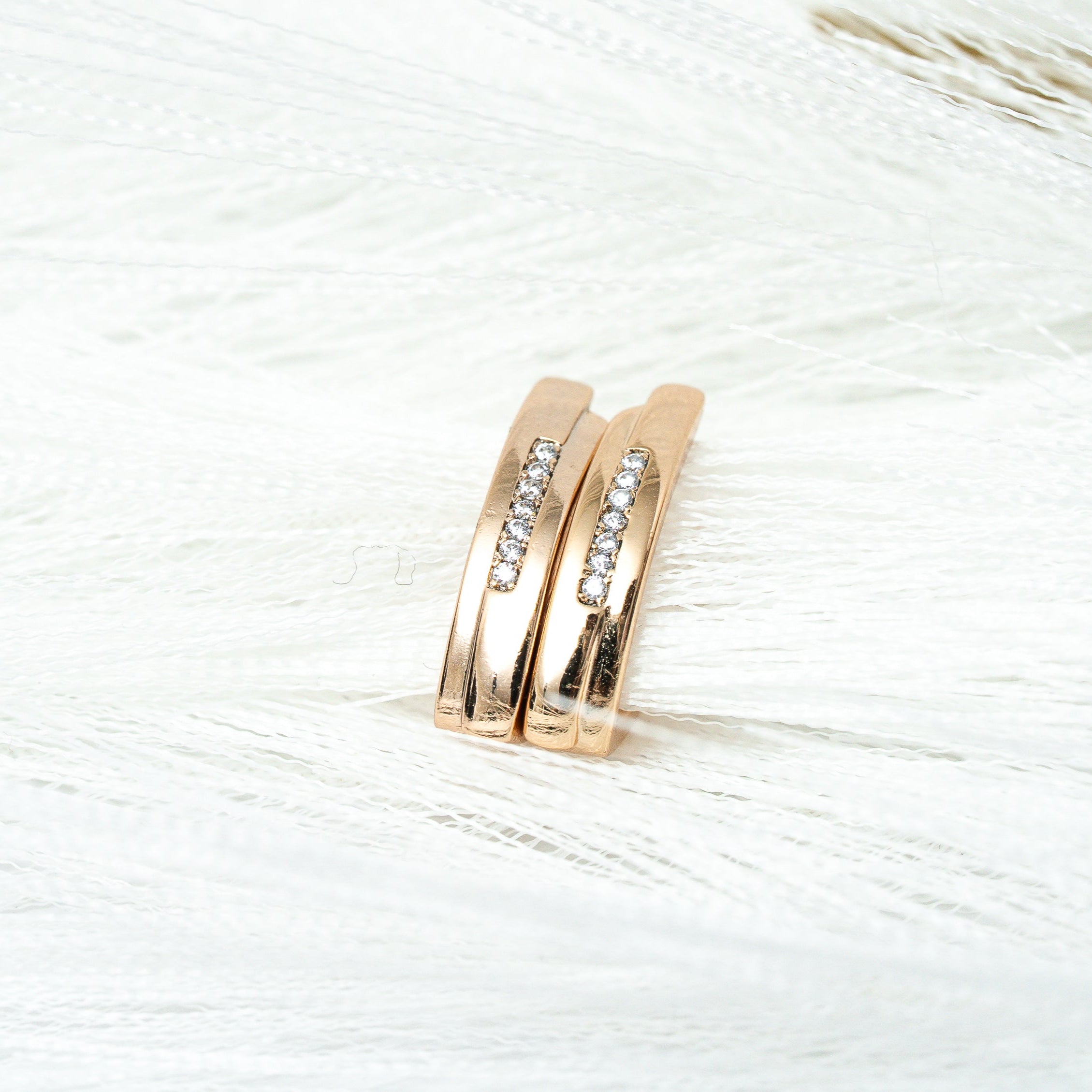 Harma Jewelry Resilient Spark Gold Earrings - everyday minimalist 18K gold plated earrings for women