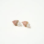 Harma Jewelry I Am Free Wings Stud Earrings - everyday minimalist 18K gold plated earrings for women