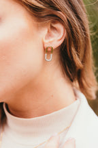 Harma Jewelry Sumptuous Paper Clip Stud Earings