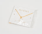 harma gold plated Single Pearl Drop Necklace