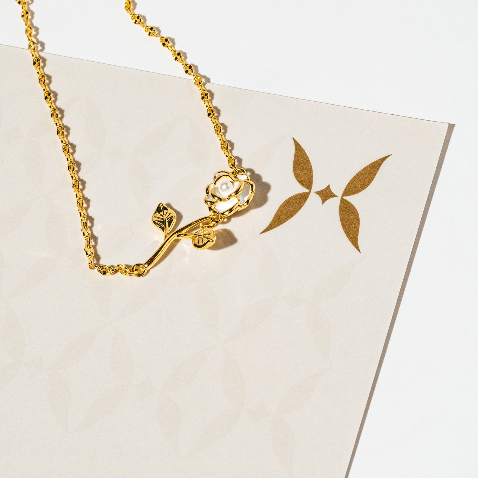 Harma Jewelry Blossom Rose Chain Bracelet 2