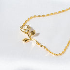 Harma Jewelry Blossom Rose Chain Bracelet 