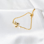 Harma Jewelry Blossom Rose Chain Bracelet 