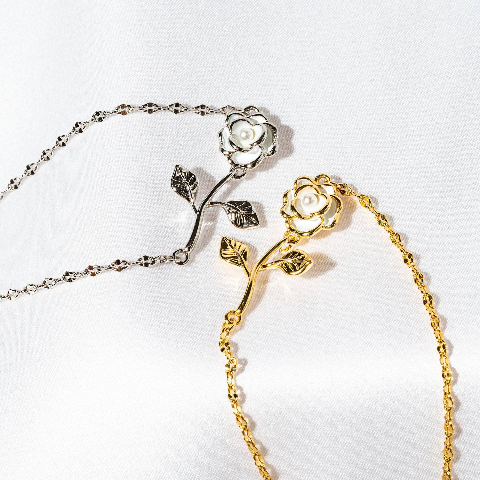 Harma Jewelry Blossom Rose Chain Bracelet - faith-inspired 18K gold plated bracelet for women